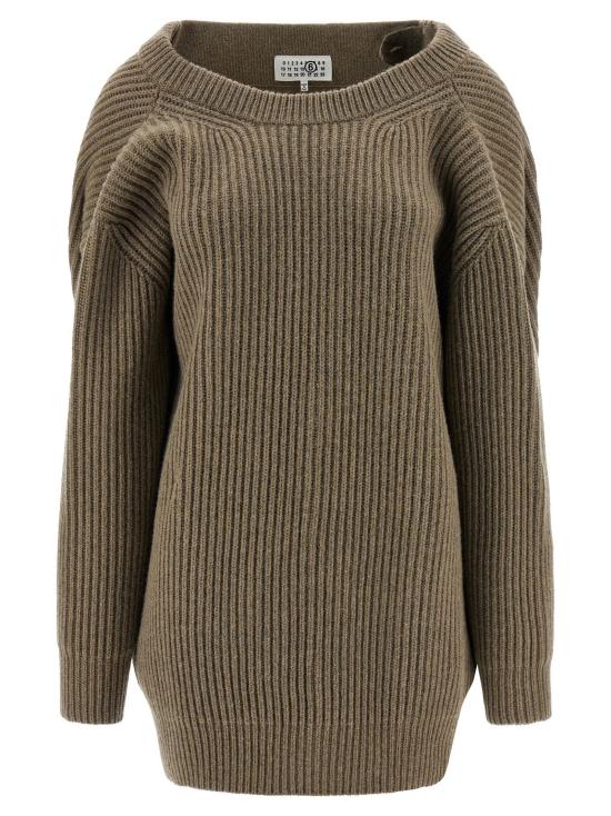  MM6 메종마르지엘라 스웨터 LDS62HL0042M13193114 BEIGE - MM6 MAISON MARGIELA