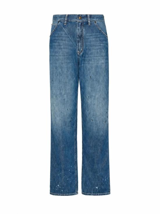 26FW 마르지엘라 스트레이트 팬츠 S51LA0193M30021 964 OLD BLUE SPOTS