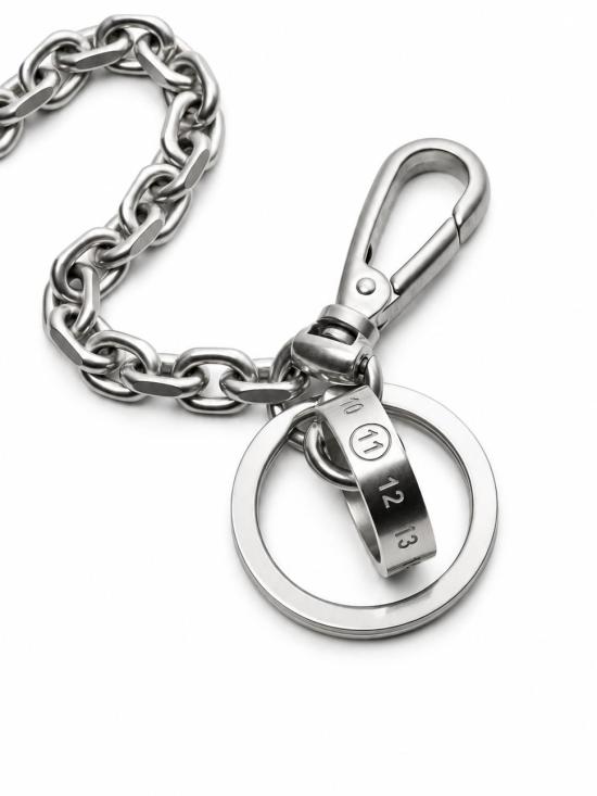 26FW 마르지엘라 키링 SA1UA0028P9261 121 SEMI MATT PALLADIUM - MAISON MARGIELA