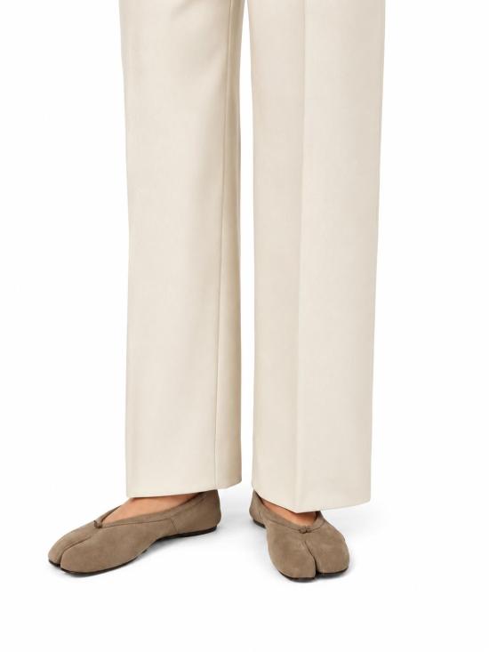 26FW 마르지엘라 타비 발레리나 스웨이드 플랫 슈즈 S58WZ0127P7854 T2146 TAUPE - MAISON MARGIELA
