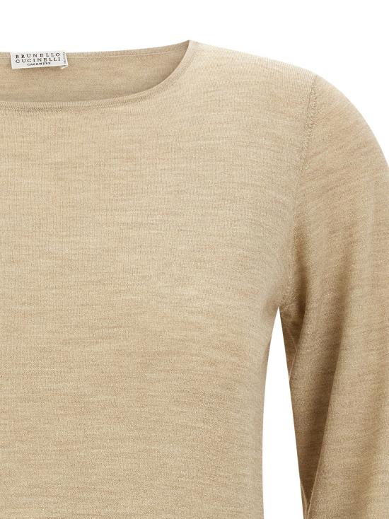  브루넬로 쿠치넬리 스웨터 LDM41800008C067 BEIGE - BRUNELLO CUCINELLI