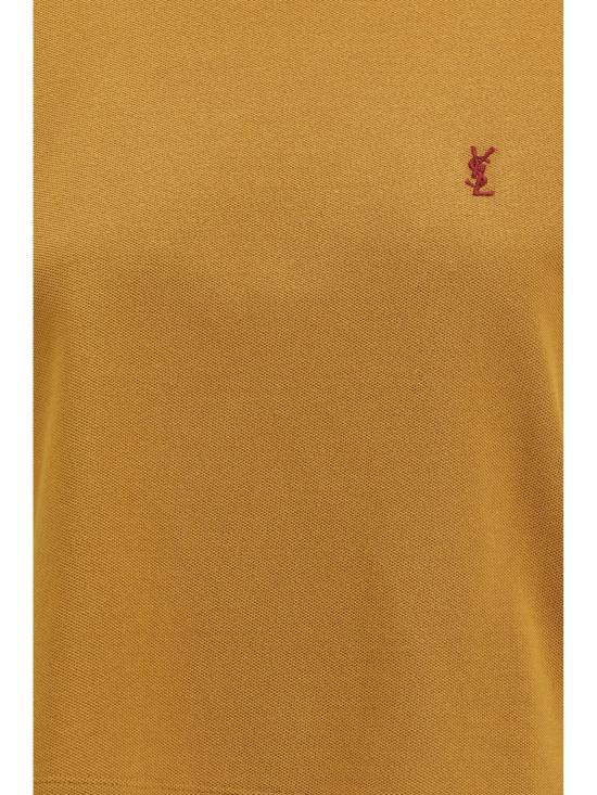 26FW 생로랑 폴로 티셔츠 A0096QY38FT 2880 GOLD - SAINT LAURENT