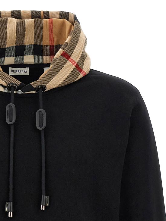  버버리 후드 티셔츠 LD8058117BLACK - BURBERRY