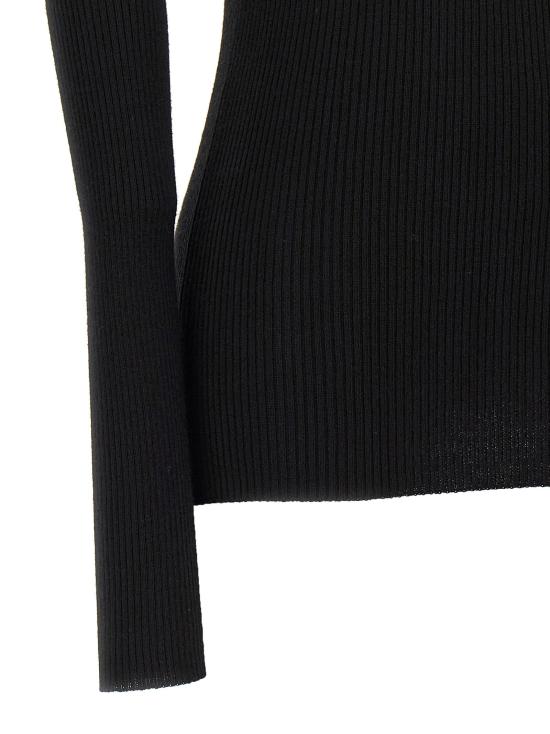  릭 오웬스 스웨터 LDRP02D3683RIBM09 BLACK - RICK OWENS