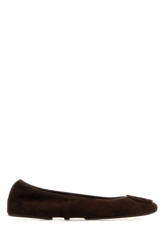 26FW 토리버치 레바 트레블 발레 플랫 슈즈 177247 200 BROWN