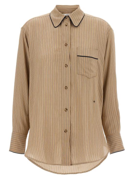  빅토리아 베컴 셔츠 LD1125WSH006013ATOBACCOMIDNIGHT BEIGE