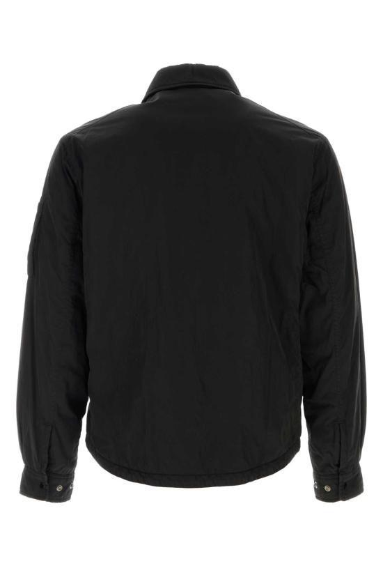 26SS 씨피 컴퍼니 크롬-R 패딩 렌즈 오버셔츠 20CMOS056A005904G 999 BLACK - C.P. COMPANY