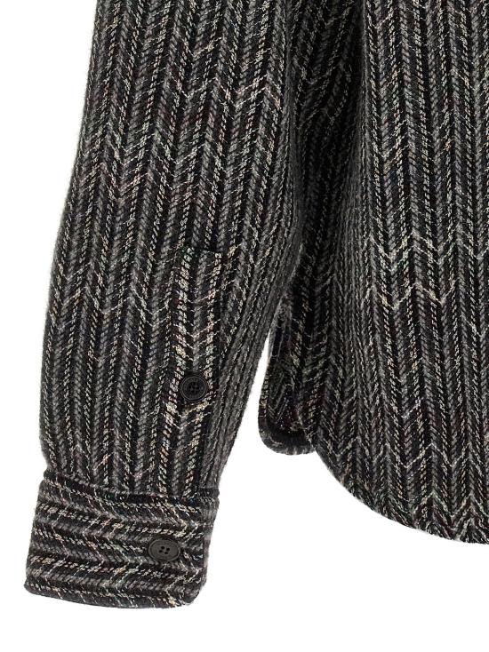  미소니 셔츠 LDUS25WJ07BC005FS91P0 GREY - MISSONI