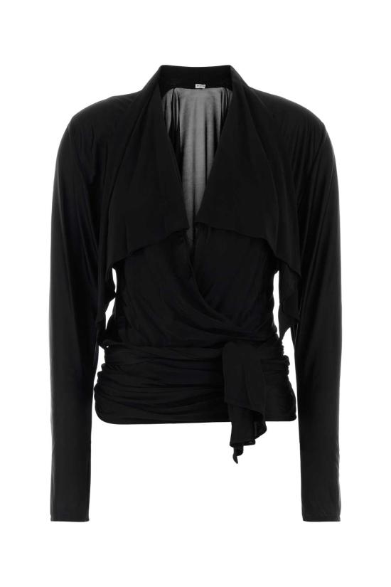 26FW 발망 블라우스 TO0000000012 0PA BLACK