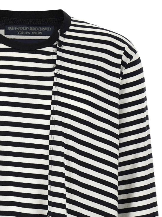  요지 야마모토 스웨터 LDHKT56074WHTXBLK1 BLACK - YOHJI YAMAMOTO