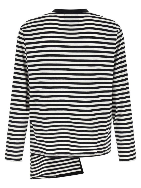  요지 야마모토 스웨터 LDHKT56074WHTXBLK1 BLACK - YOHJI YAMAMOTO