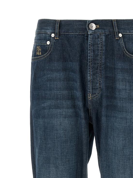  브루넬로 쿠치넬리 데님 팬츠 LDME645O1090C1468 BLUE - BRUNELLO CUCINELLI