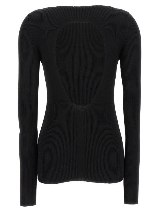  릭 오웬스 스웨터 LDRP02D3683RIBM09 BLACK - RICK OWENS