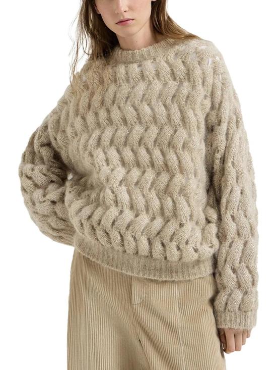  브루넬로 쿠치넬리 스웨터 01a0952a d43f 7701 8736 c0e9fae5ce54 BEIGE - BRUNELLO CUCINELLI