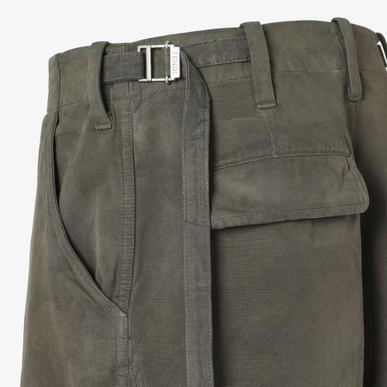 26FW 펜디 숏팬츠 MASTER ULT 010596 IMPRIME 38 SAGE - FENDI