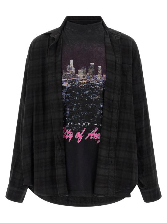  발렌시아가 셔츠 LD839196TSM301852 BLACK