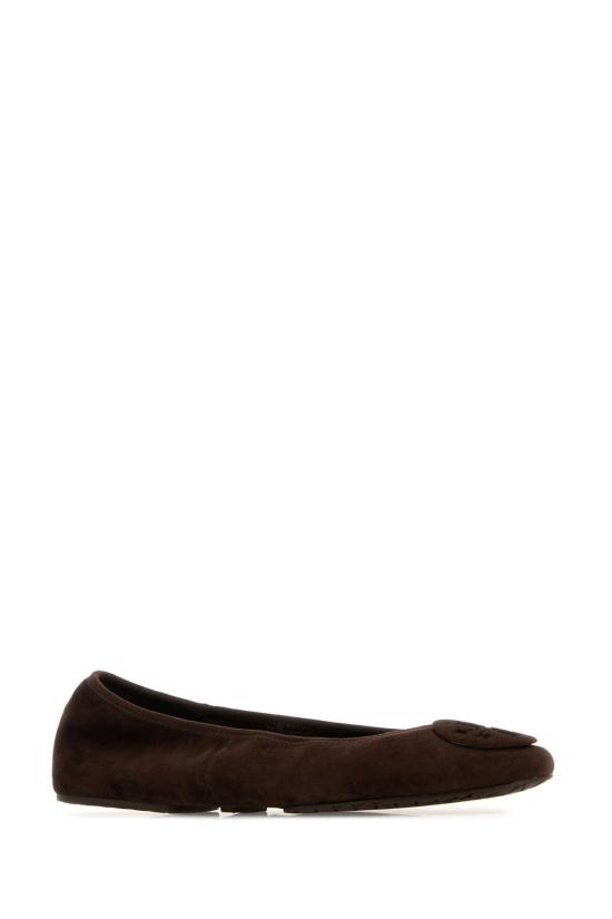 26FW 토리버치 레바 트레블 발레 플랫 슈즈 177247 200 BROWN - TORY BURCH