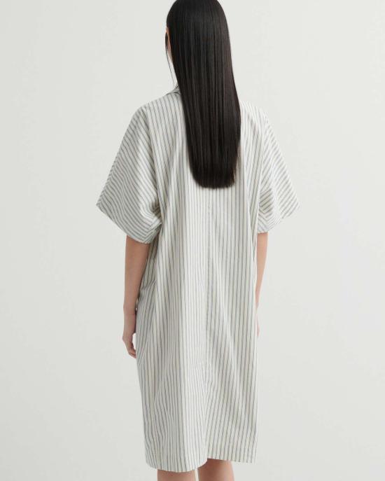  코우토우 원피스 카우토우 아스코트 드레스 티킹 스트라이프 - KOWTOW