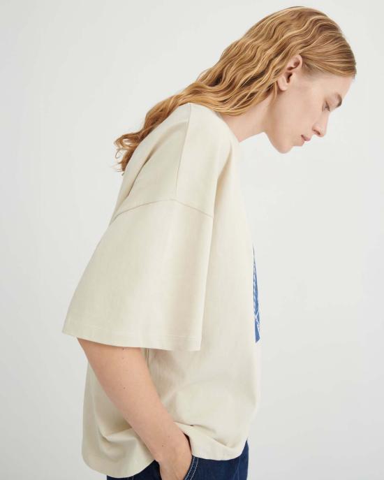  코우토우 반팔 티셔츠 시아노타입 티 스톤 - KOWTOW