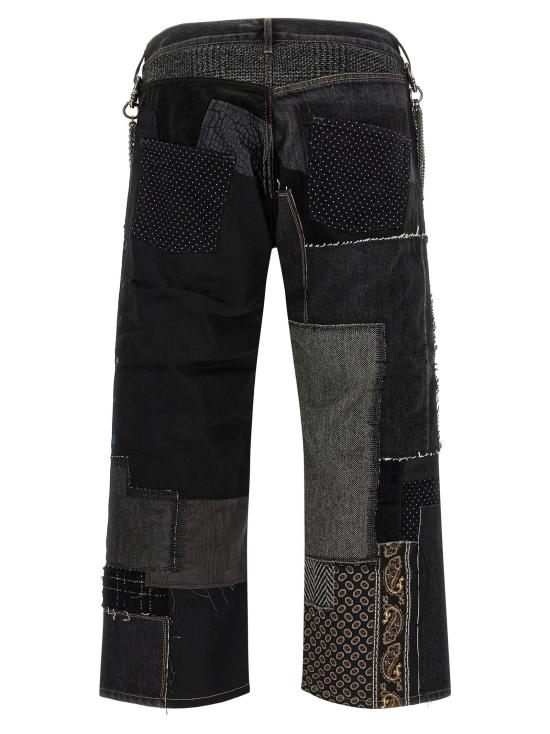  와타나베 준야 데님 팬츠 LDWRP0071 BLACK - JUNYA WATANABE