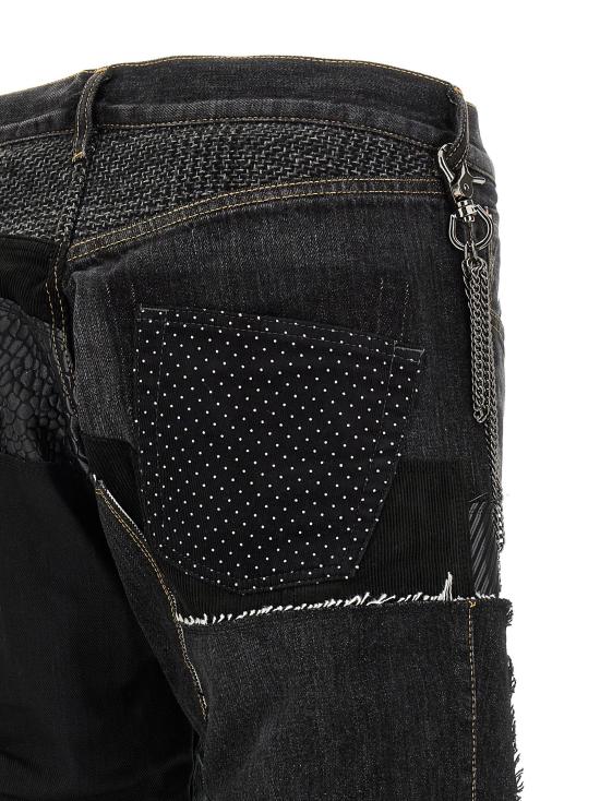  와타나베 준야 데님 팬츠 LDWRP0071 BLACK - JUNYA WATANABE