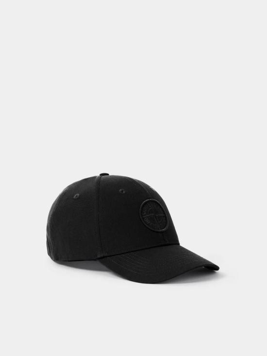  스톤 아일랜드 볼캡 ULT 009434 NOIR TU BLACK