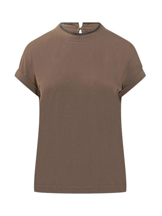  브루넬로 쿠치넬리 폴로 티셔츠 01a0a4b4 cefc 741c a00e 1e0af914995f BROWN