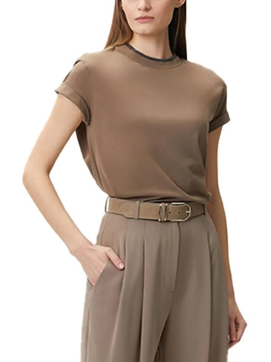  브루넬로 쿠치넬리 폴로 티셔츠 01a0a4b4 cefc 741c a00e 1e0af914995f BROWN - BRUNELLO CUCINELLI