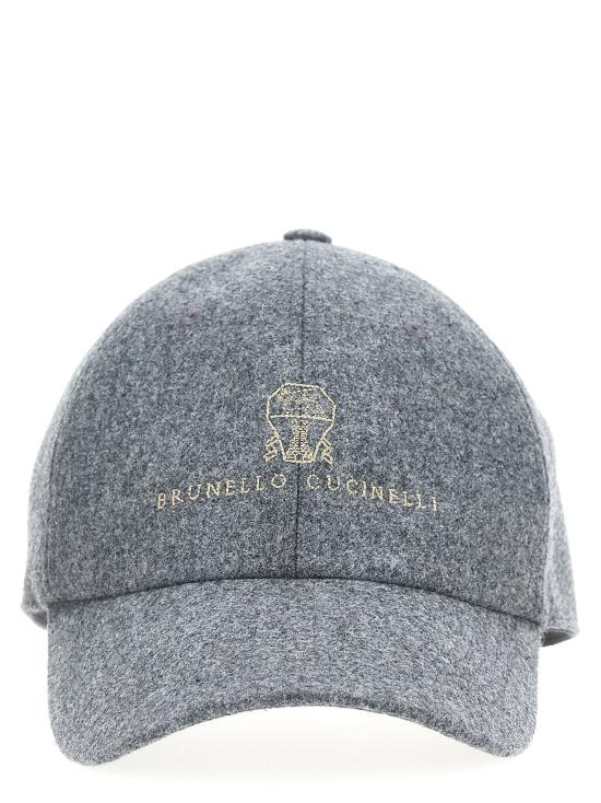  브루넬로 쿠치넬리 볼캡 LDM038P9850CGQ69 GREY