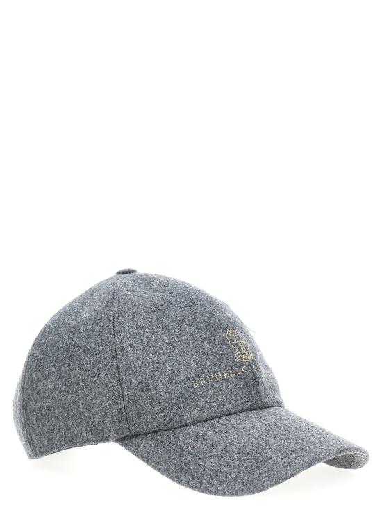  브루넬로 쿠치넬리 볼캡 LDM038P9850CGQ69 GREY - BRUNELLO CUCINELLI