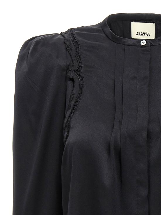  이자벨마랑 셔츠 LD23AHT0251FAA3J12I01BK BLACK - ISABEL MARANT