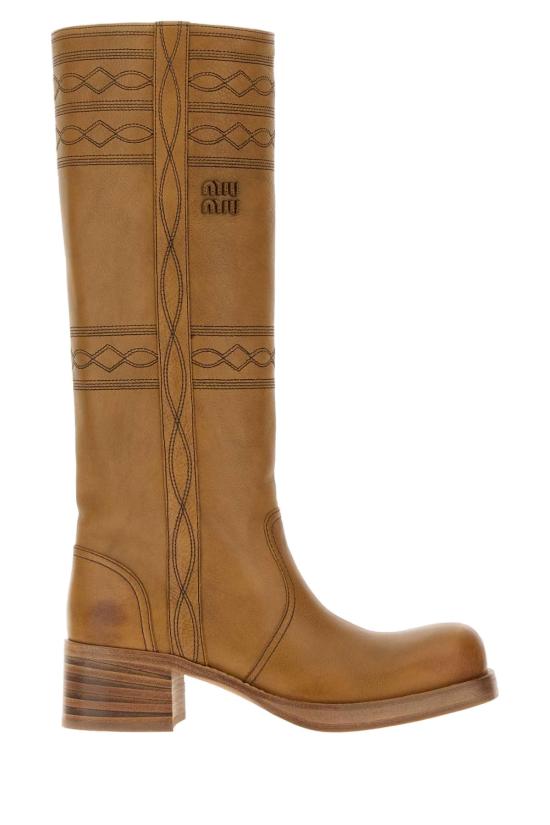 26FW 미우미우 부츠 5W765EF050D7T F0054 BROWN