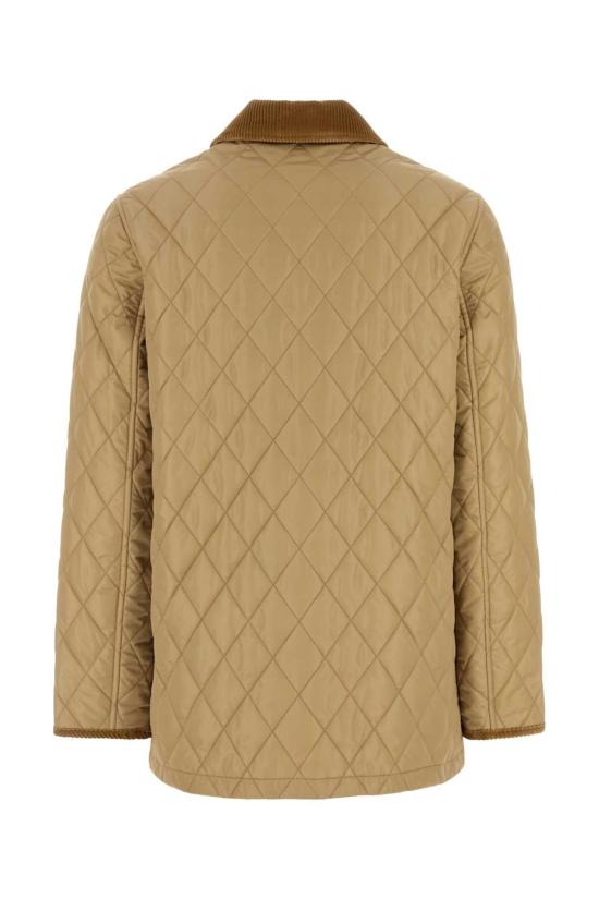 26FW 버버리 퀄티드 나일론 반 자켓 8107464 C1544 BEIGE - BURBERRY