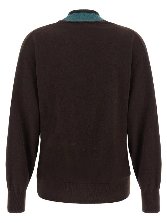  드리스 반 노튼 가디건 LD2620112104705704 BROWN - DRIES VAN NOTEN