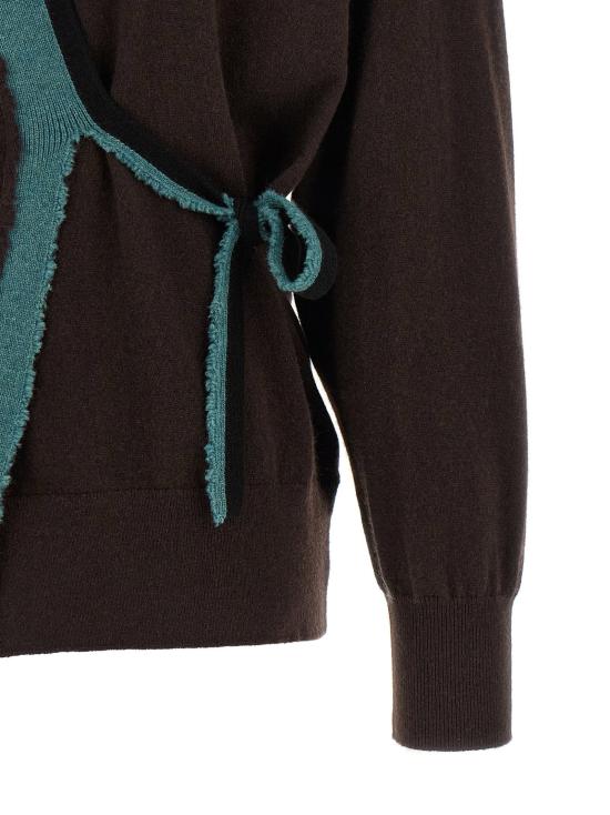  드리스 반 노튼 가디건 LD2620112104705704 BROWN - DRIES VAN NOTEN