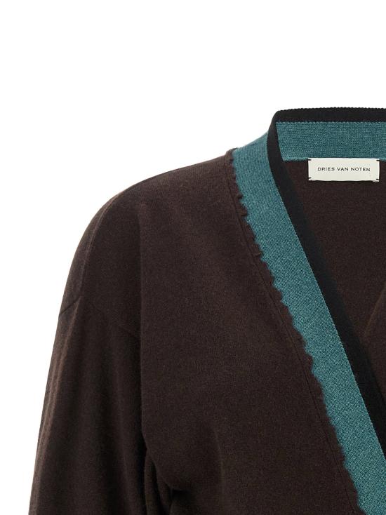  드리스 반 노튼 가디건 LD2620112104705704 BROWN - DRIES VAN NOTEN