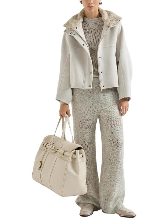  브루넬로 쿠치넬리 플랫 슈즈 01a0952a d4c8 7b93 9376 7409ad637231 GRAY - BRUNELLO CUCINELLI