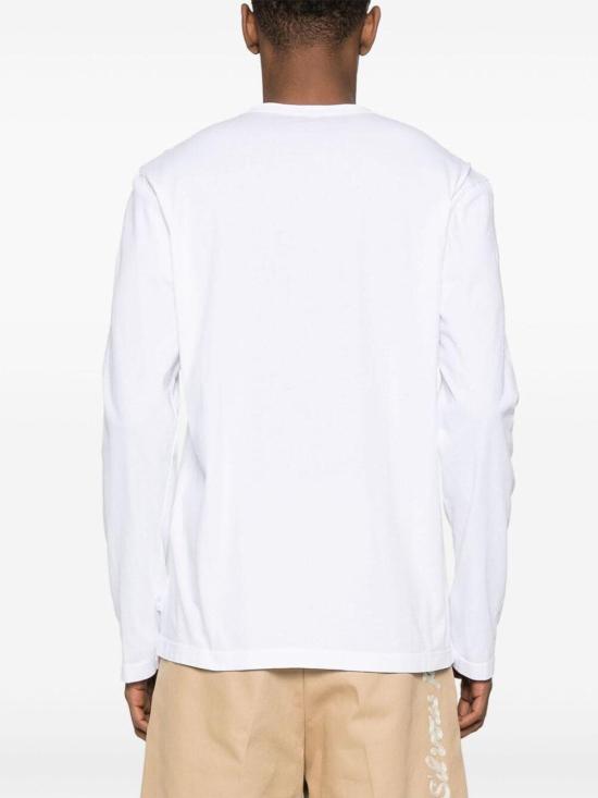 26FW 제임스펄스 크루넥 롱 슬리브 티셔츠 MLJ3351WHITE - JAMES PERSE