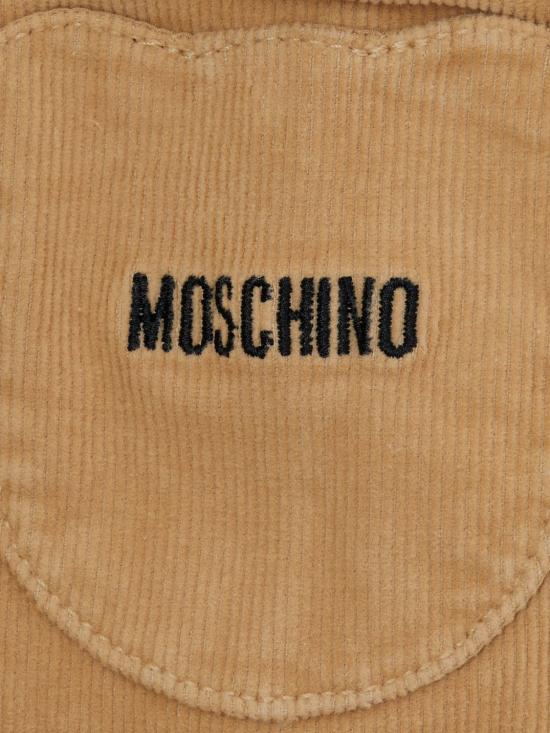 26FW [키즈] 모스키노 오버롤 MDK03ILVC02 20351 Brown - MOSCHINO