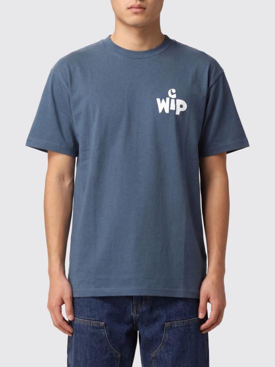 26FW 칼하트 WIP 반팔 티셔츠 I037221 0ENXX Blue