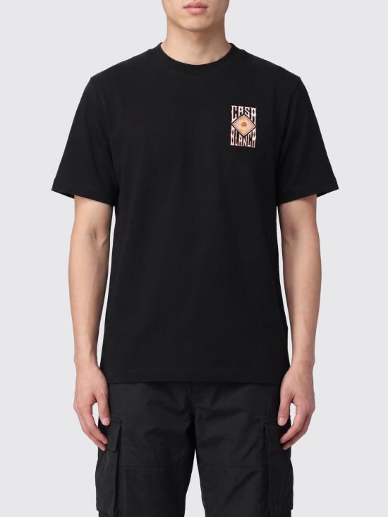 26FW 카사블랑카 반팔 티셔츠 MAW26JTS001 15 Black 1