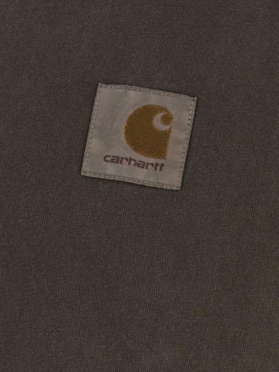 26FW 칼하트 WIP 비스타 롱슬리브 티셔츠 I030779 47GD Brown - CARHARTT WIP