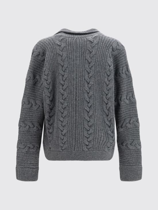 26FW 베르사체 스웨터 10264161A18932 1E060 Charcoal - VERSACE