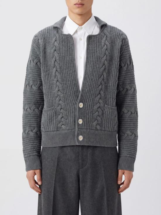 26FW 베르사체 스웨터 10264161A18932 1E060 Charcoal