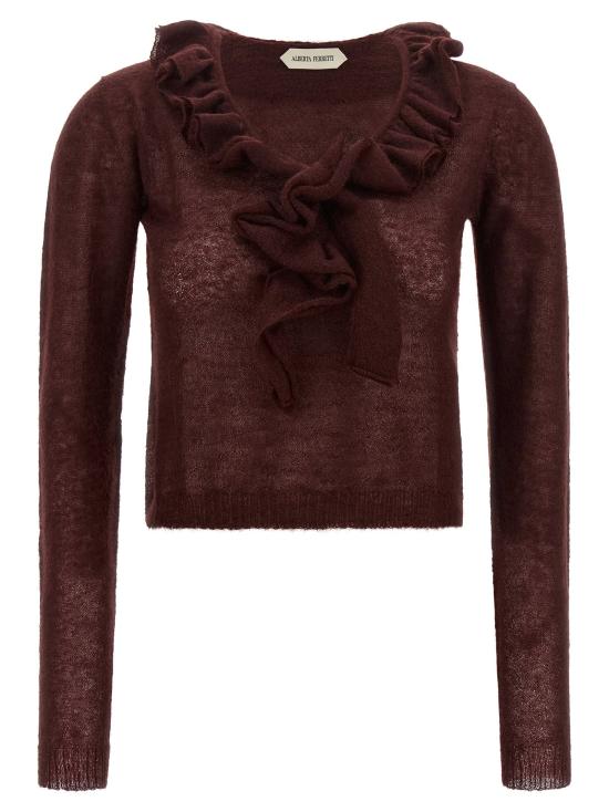  알베르타 페레티 스웨터 LDA092466020106 BURGUNDY