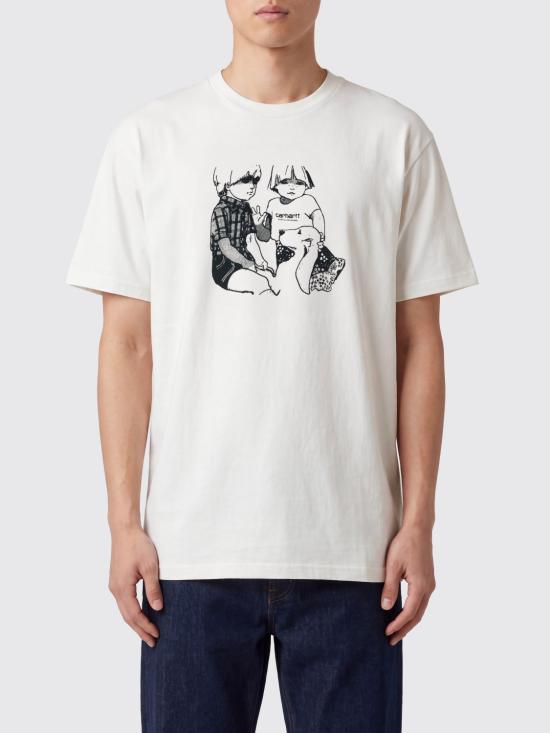 26FW 칼하트 WIP 반팔 티셔츠 I037249 02XX White