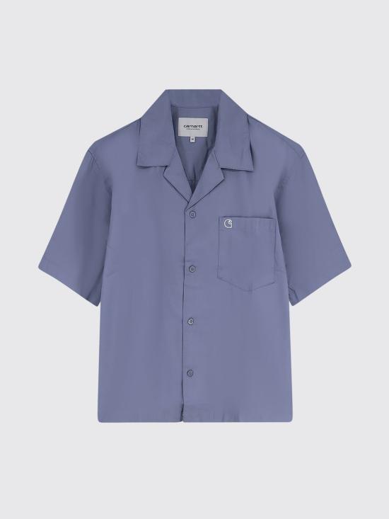 26FW 칼하트 WIP 반팔 셔츠 I036809 3S2XX Blue - CARHARTT WIP