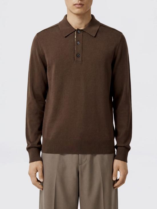 26FW 버버리 폴로 티셔츠 8132511 Brown