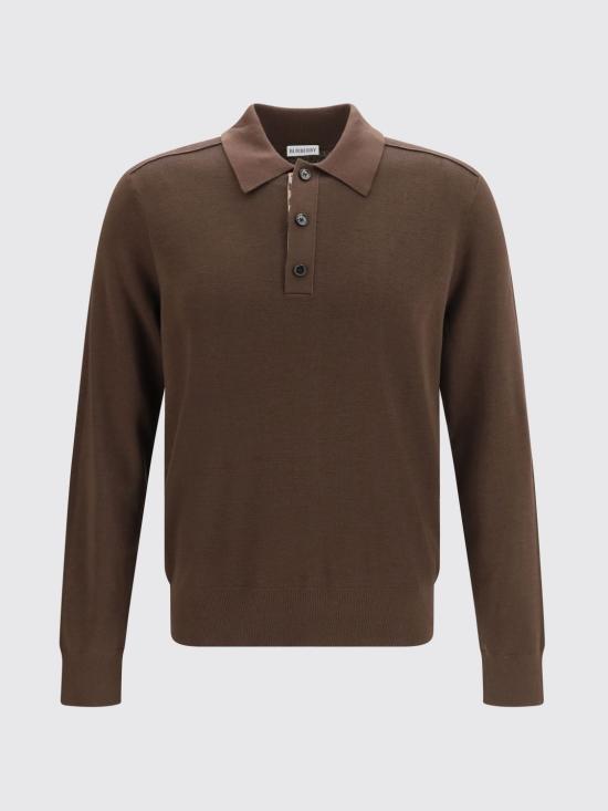 26FW 버버리 폴로 티셔츠 8132511 Brown - BURBERRY