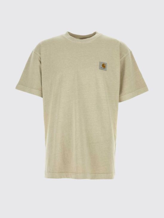 26FW 칼하트 WIP 숏슬리브 비스타 티셔츠 I030780 2LPGD Sand - CARHARTT WIP